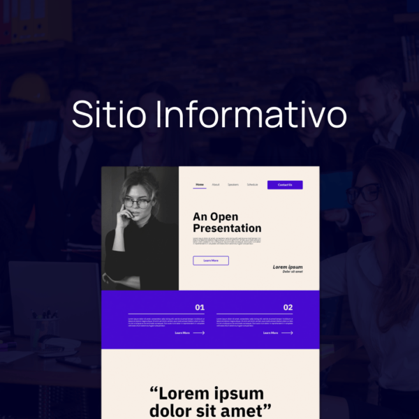 Sitio Web Informativo a la Medida